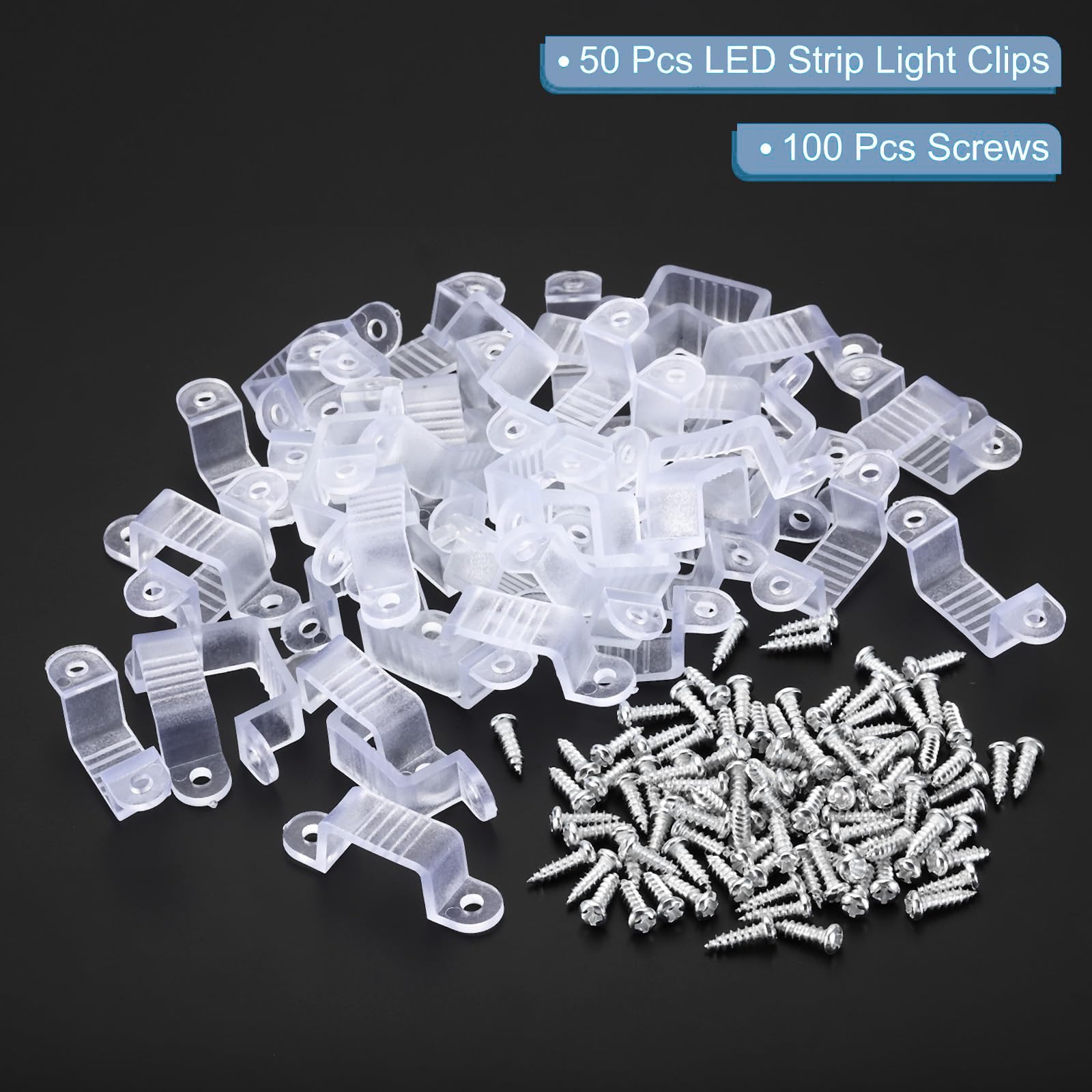 TOP-VIGOR 50Pcs LED Strip Light Clips - Image 3