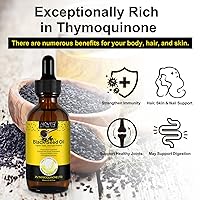 Vista 3 de Aceite de semilla negra orgánico prensado en frío 2% timoquinona, aceite de semilla negra natural, 100% aceite turco de nigella sativa súper