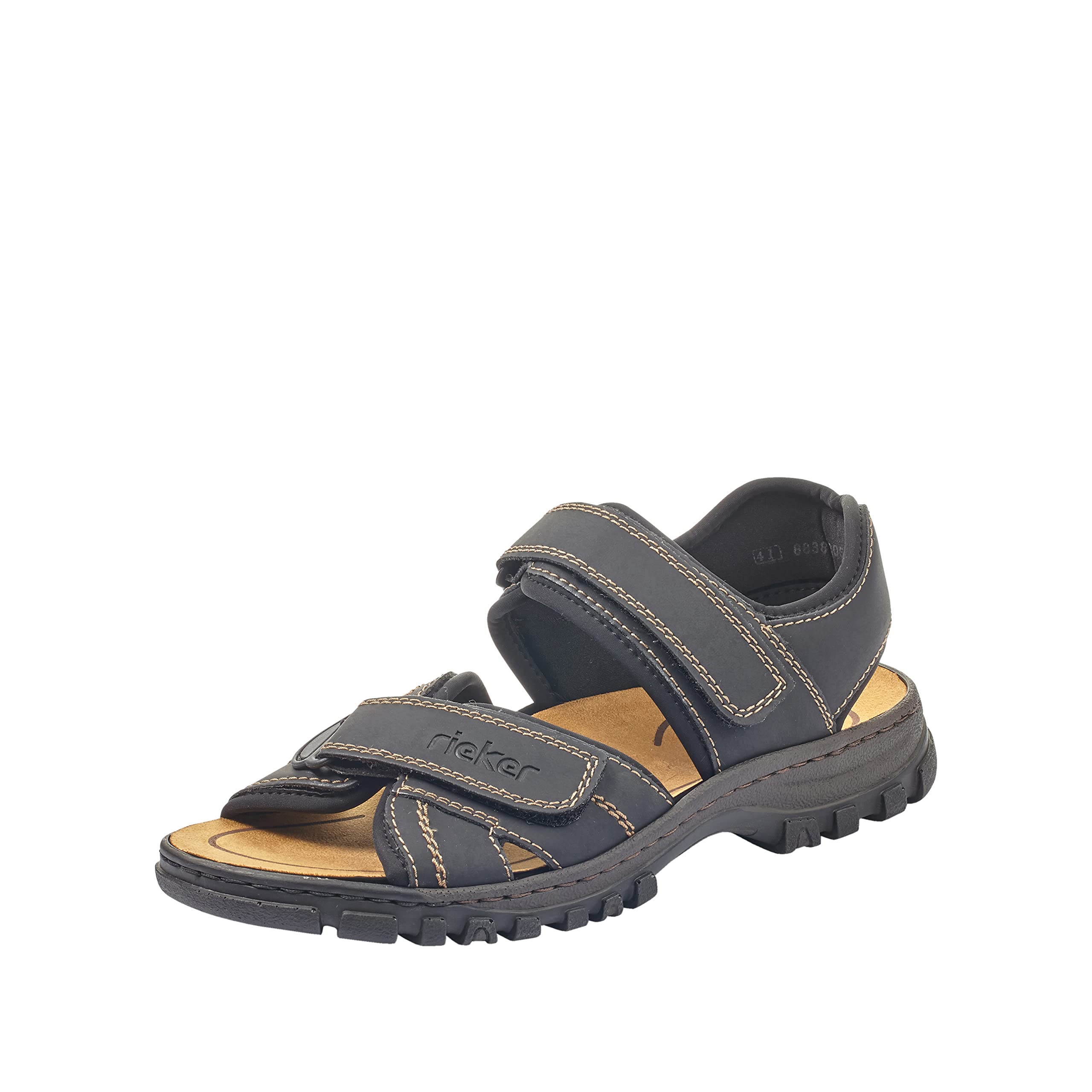 Rieker Men's 25051 Sandals,Black, 10.5 UK