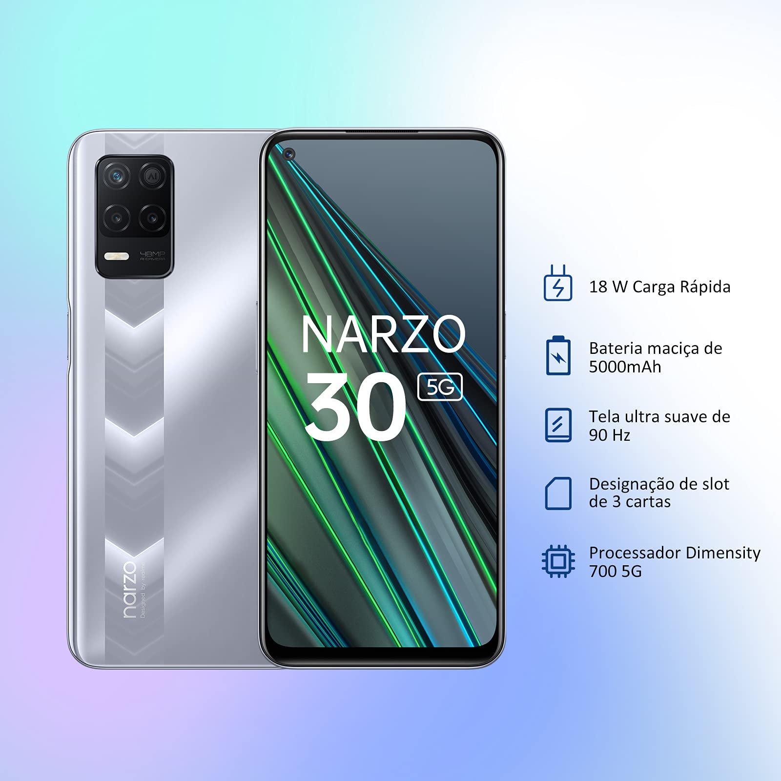 Realme Narzo 30 Dual-SIM 128GB ROM + 4GB RAM (GSM only | No CDMA