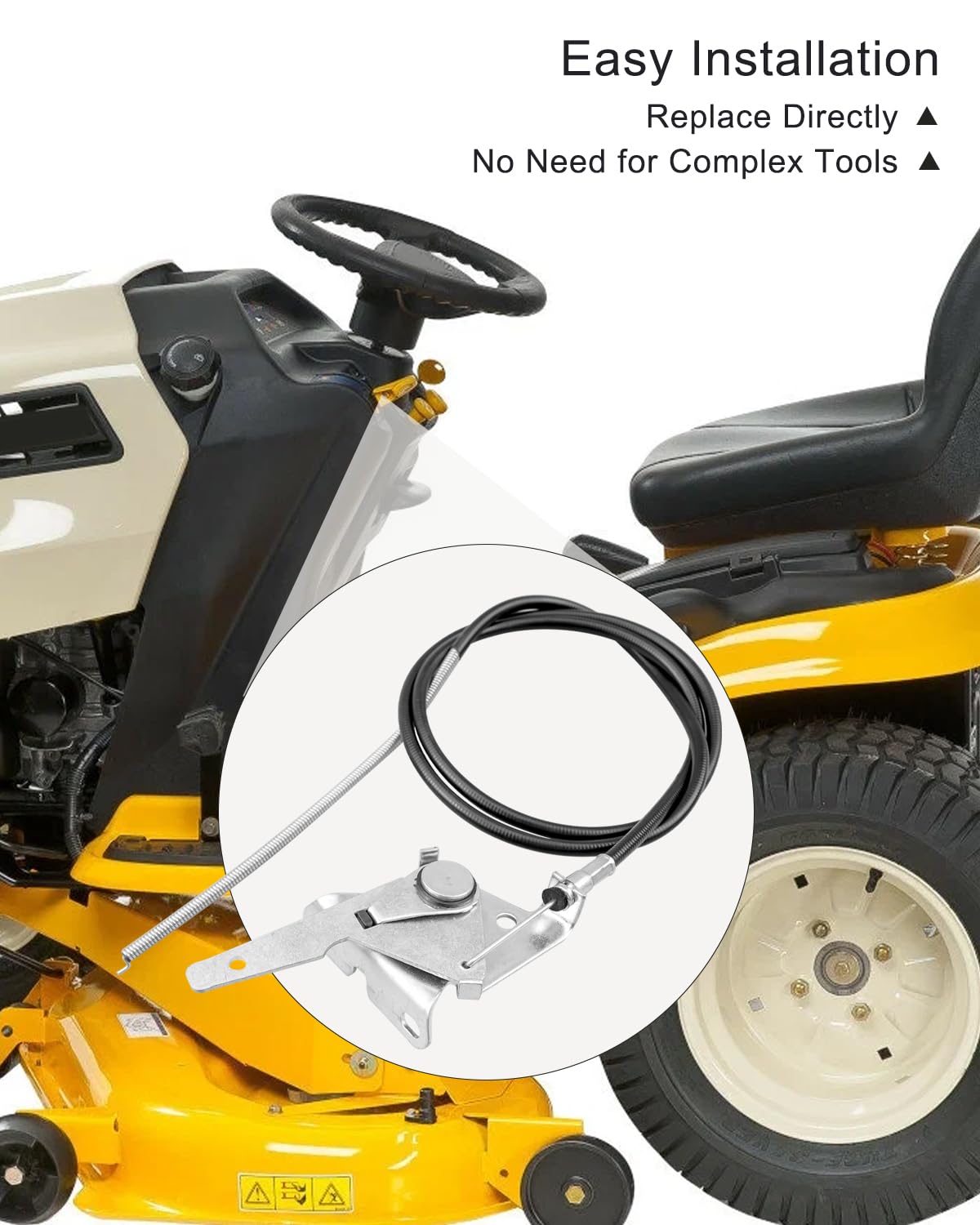 Ricambi Rasaerba Cavo Frizione Innesto Ponte Per Trattorino Rasaerba - Compatibile AYP 169676, 175067, Craftsman AYP 169676 175067 Cavo Frizione - Foto 7