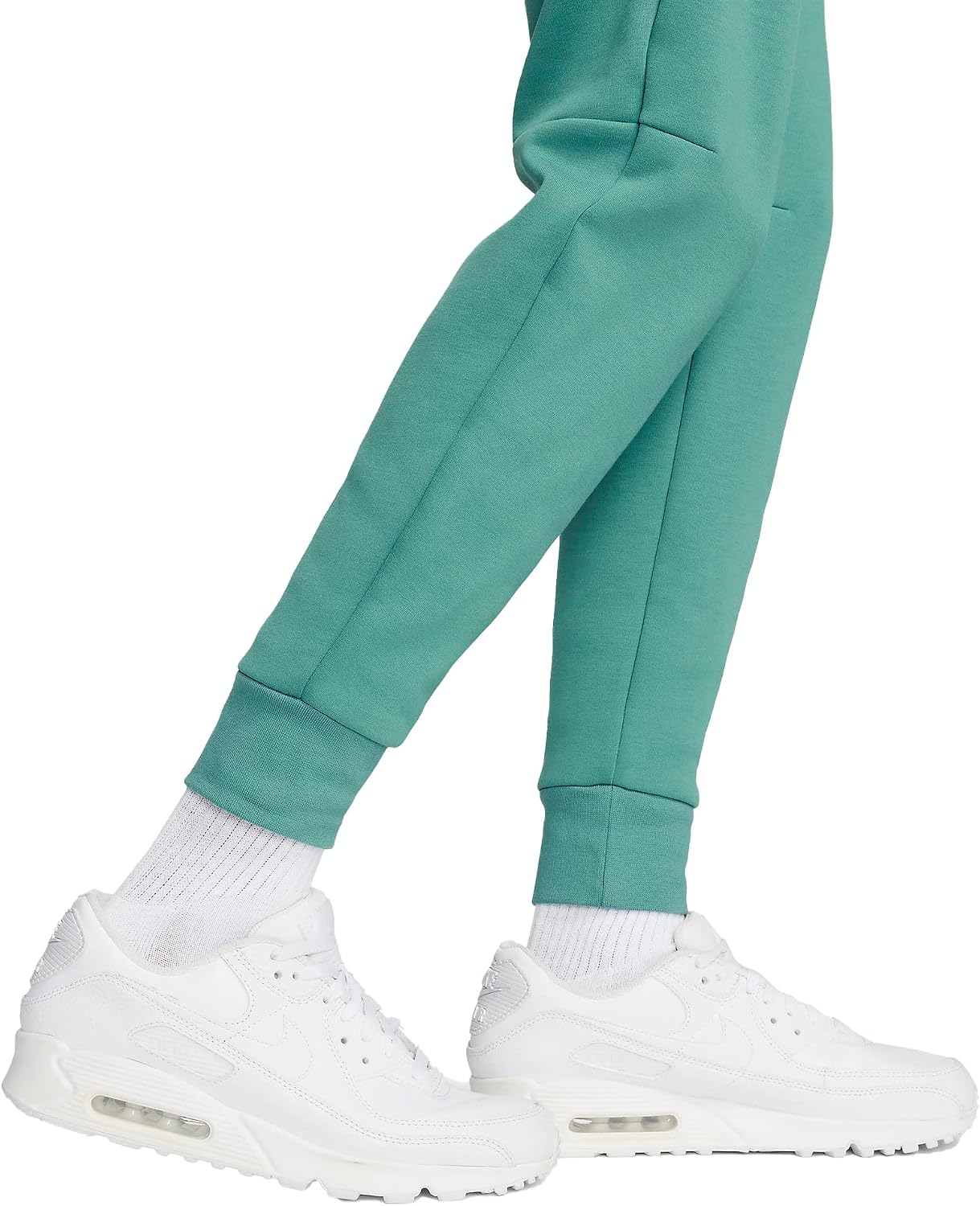 Nike Sportswear Tech Fleece Men's Joggers (US, Alpha, Large, Regular, Regular, Mineral Teal/Black)