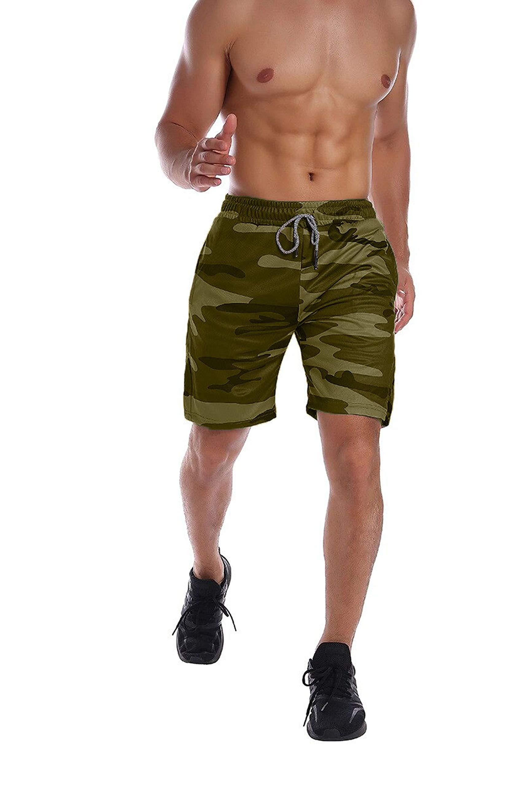 Gadgets Appliances Mens Running Shorts,Workout Running Shorts for Men, Gym Yoga Outdoor Sports Shorts Pants with Pockets - Set of 1
