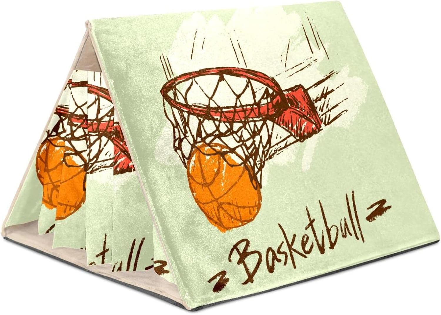 Daborge Tienda de campaña de baloncesto con cesta de conejillo de indias para hámster, hurones, erizos y animales pequeños