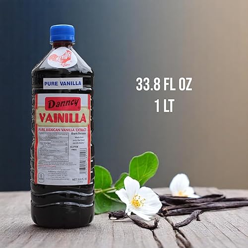 Miniatura 2 de 1x Dark danncy puro extracto de vainilla de México 33oz mexicana cada uno 1botella de plástico sellados por danncy