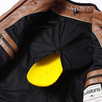 Amazon.co.jp: [helstons] クルーザー レザージャケット L ブラウン