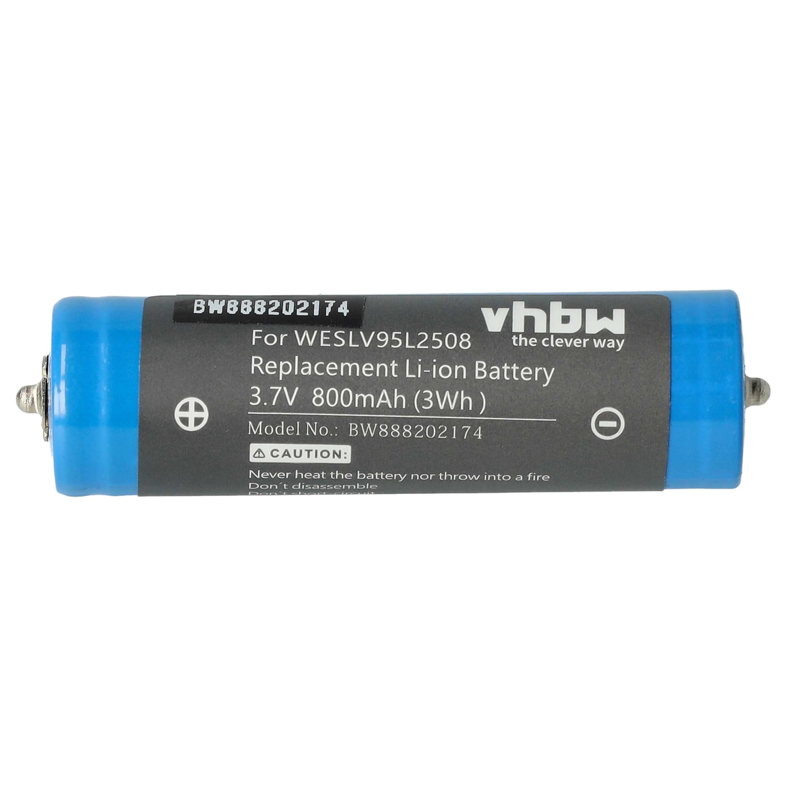 vhbw Akumulator kompatybilny z Panasonic ES-LV65, ES-LV81, ES-LV9, ES-LV95, ES-RF31 maszynka do strzyżenia włosów (800 mAh, 3,7 V, litowo-jonowa)