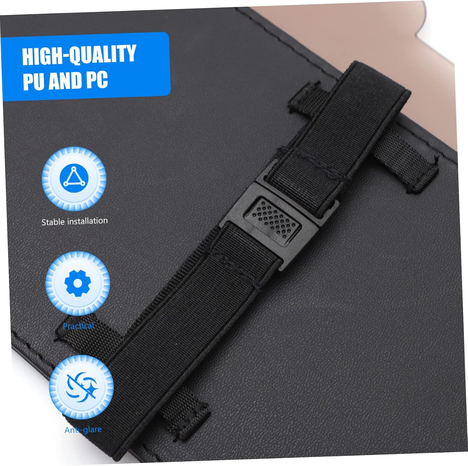 2pcs Retractable Sunshade Visor for Vehicles Adjustable Windshield Cover with Uv Protection Durable Pu Material Compact for Comfortable Driving