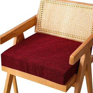 Cojines para Silla Comedor 40x40cm/50x50cm/45x45cm Ruedas Extraíble Cojín de Asiento Interior/Exterior/Jardin Cojín para Silla para Cocina, Terraza,Oficina, Patio, Balcón(A1,50x50x3cm)