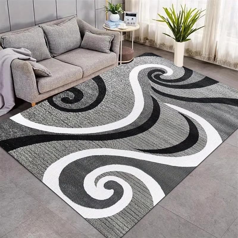 Tapis antidérapant à lignes douces moderne et sécurisé pour cuisine