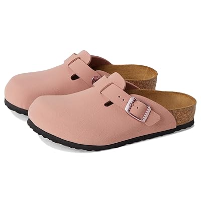 Birkenstock Kids Boston Birkibuc (Toddler/Little Kid/Big Kid) Kids Shoes Pink Clay