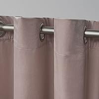 Vista 3 de Cortinas exclusivas para el hogar, de terciopelo, pesadas, para ventanas, paneles pares