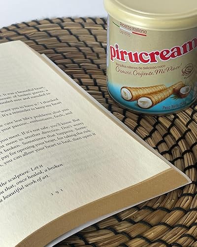 Miniatura 7 de Pirucream Rollos de obleas  Obleas enrolladas finas y crujientes con relleno rico de crema de coco  10.58 onzas (paquete de 3)