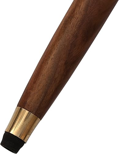 Miniatura 4 de Medieval Replicas Today on Eagle - Bastón decorativo de bastón para hombres y mujeres bastones de madera y bastones con mango de latón metálico