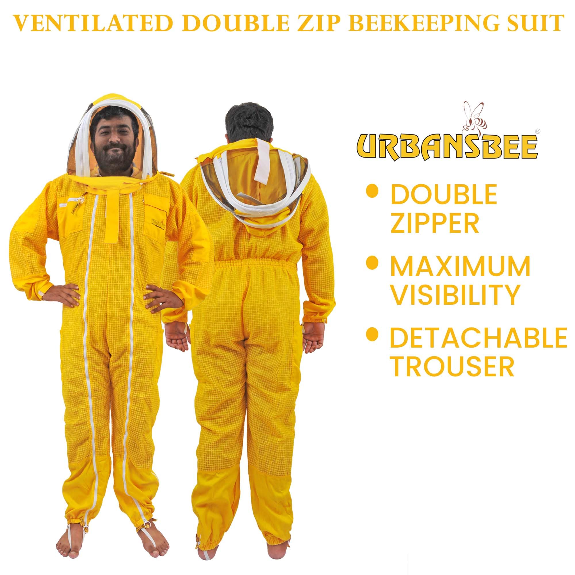 Tuta Apicoltore Protettiva Con Velo - Cotone E Poliestere, Taglia XXL - Foto 2