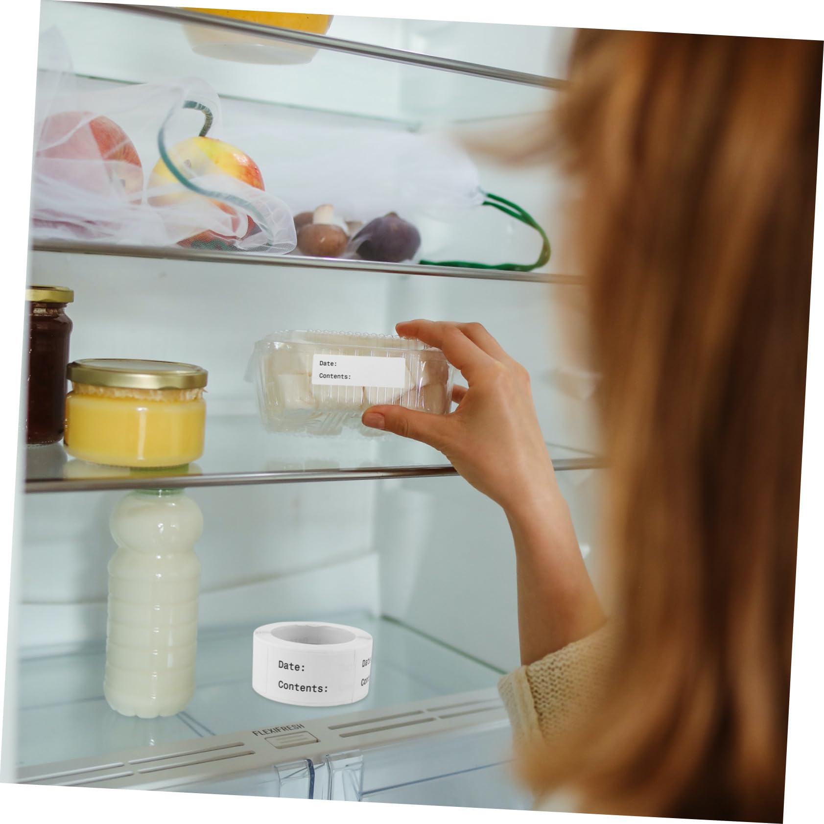 ARTIBETTER 3 Set Etichette Per Etichette Scrivibili Per Organizzazione Cucina Autoadesive E Resistenti Per Barattoli E Contenitori 2 Pezzi * 3