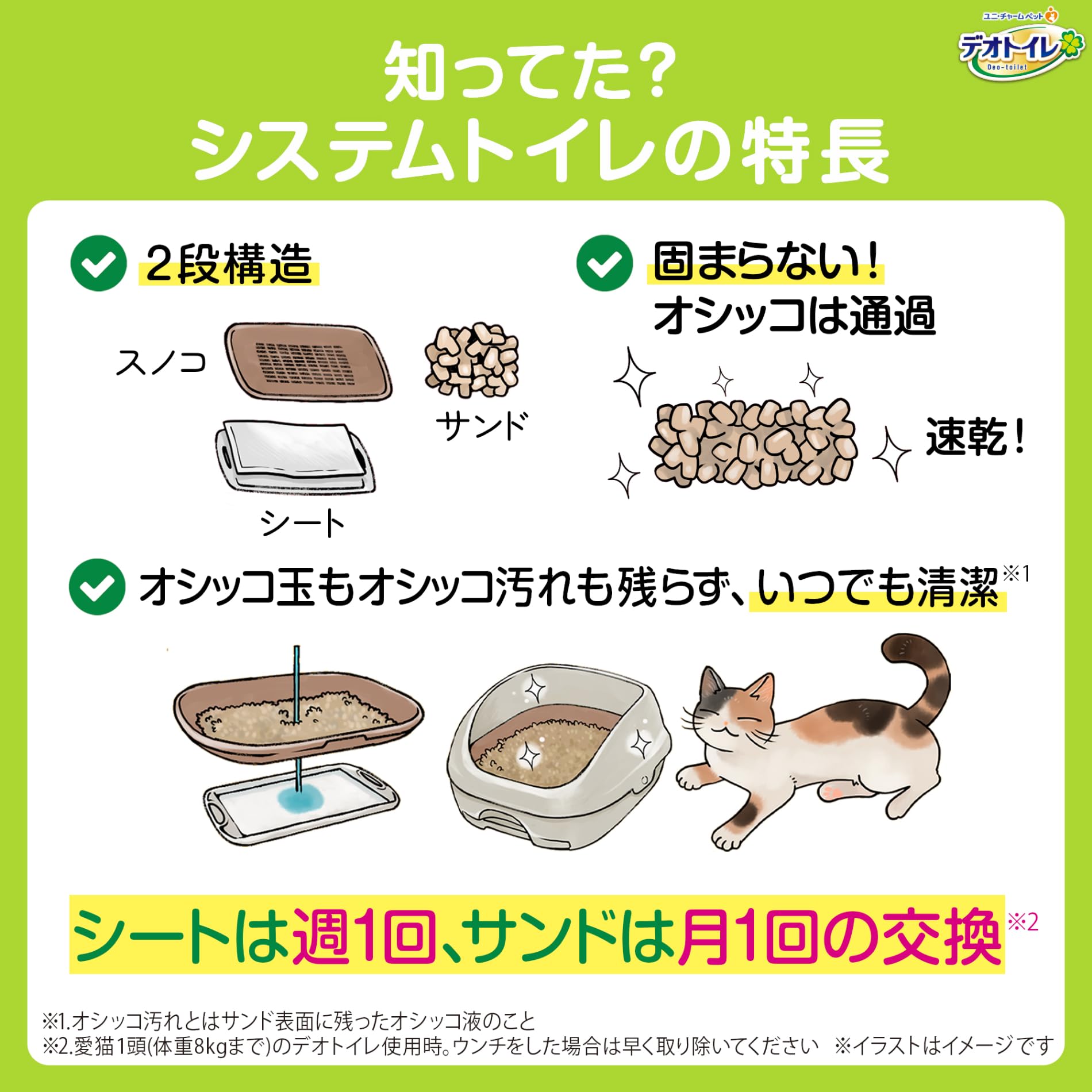 Amazon | 【固まる猫砂からの買い替えに】デオトイレ本体セット [約1か