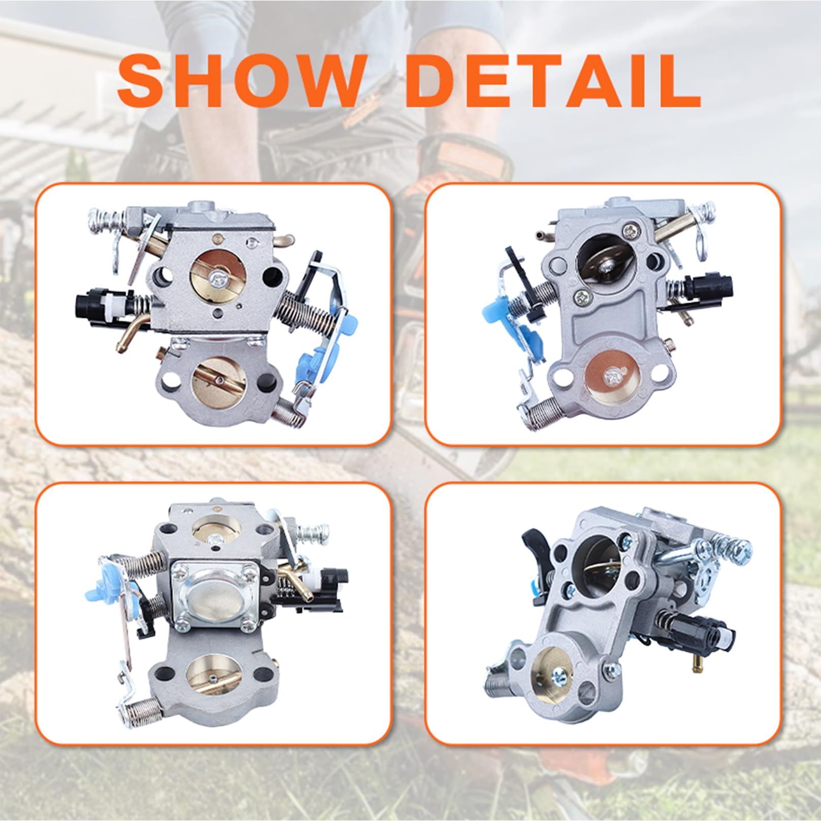 Kit D'entretien Carburateur Pour Tronçonneuses Husqvarna 455, 460, Rancher, 461 & Jonsered CS2255 - Pièces Complètes