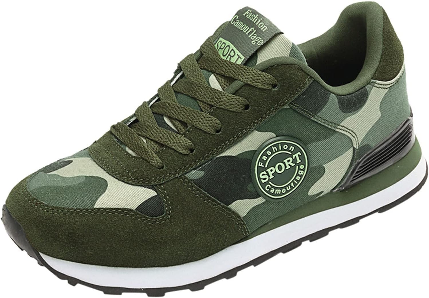 WiyuqeenSneakers for Women Couples Camouflage Canvas Breathable Sport Running Shoes