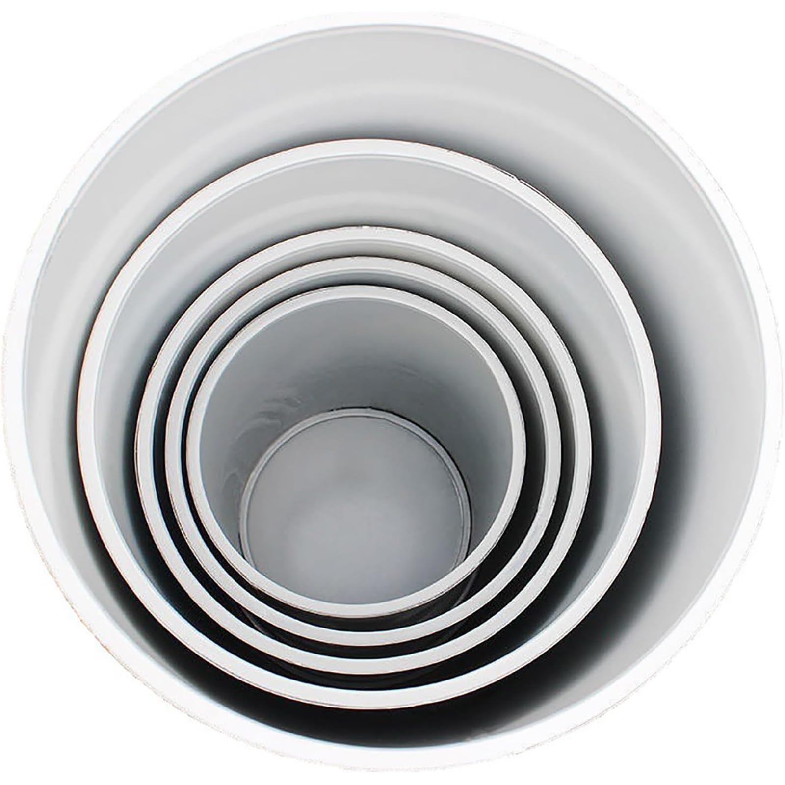 HYTESCO Lot de 3 housses de support cylindriques pour fête, en tissu