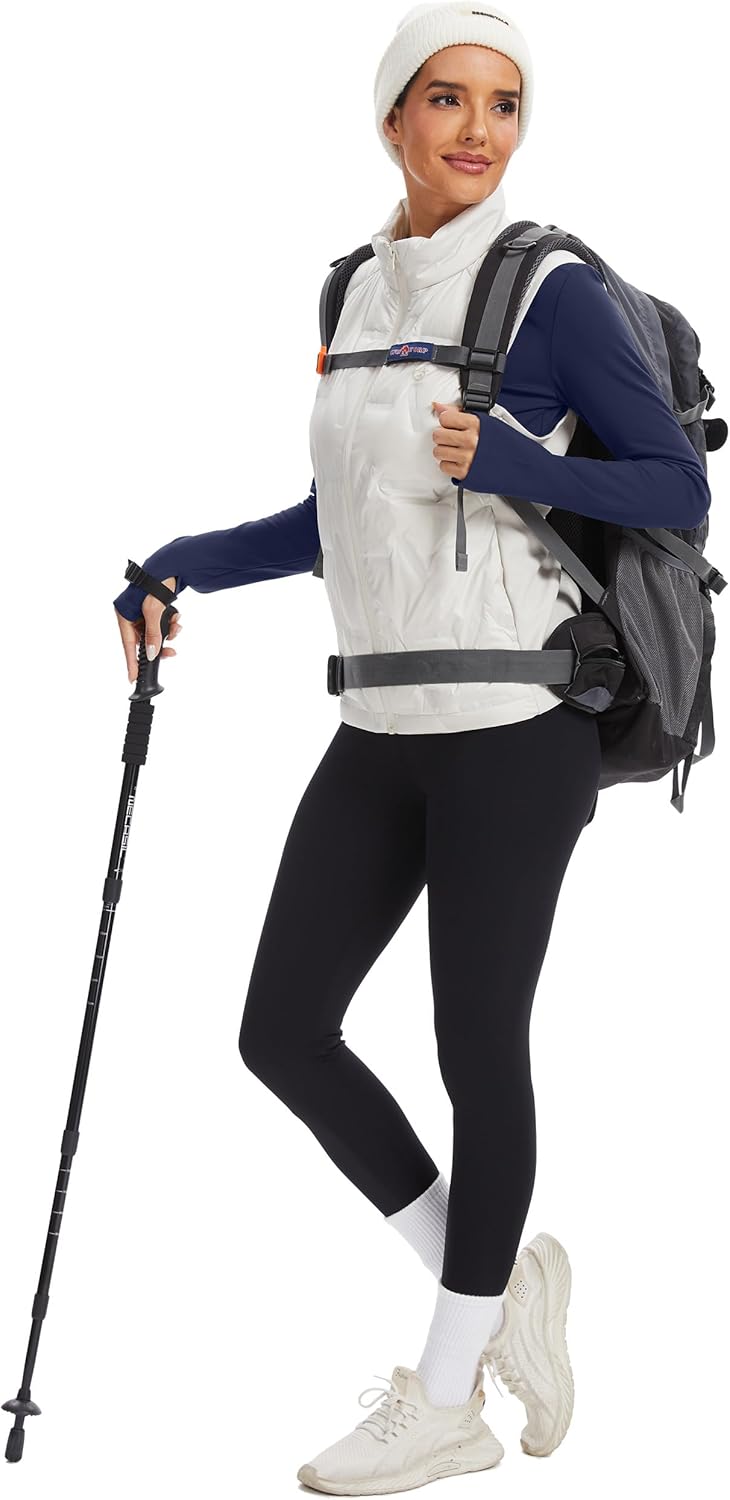 MathCat Thermal Shirts for Women Fleece Lined Long Sleeve Thermal Tops Base Layer Winter Gear Running Athletic Underwear - Image 6