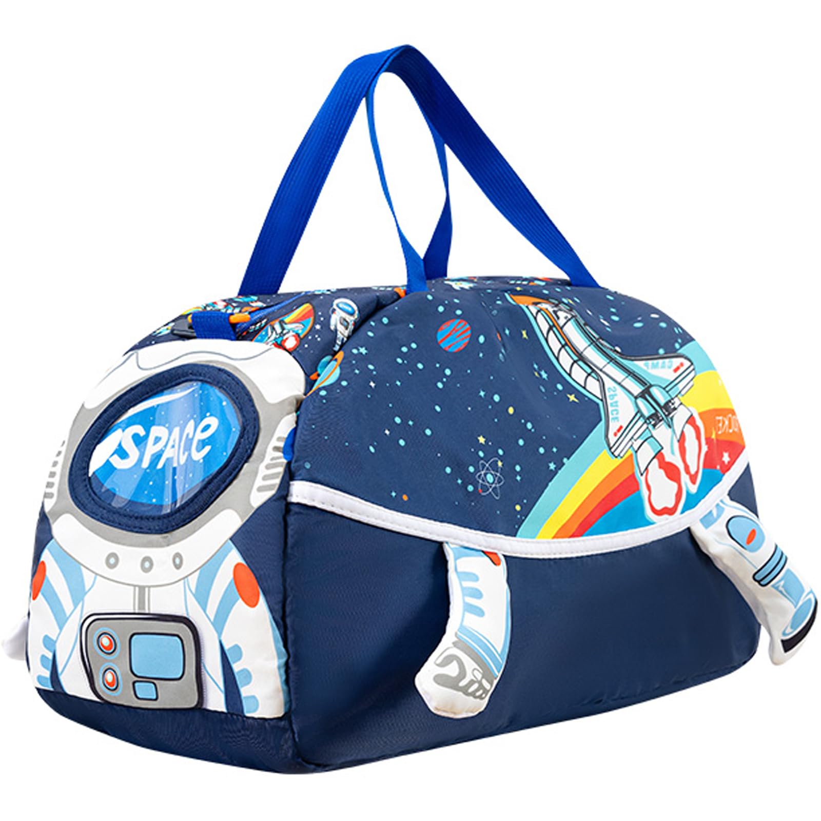 Suweir Sporttasche Kinder Schwimmtasche Jungen Mädchen Wasserdicht Badetasche Weekender Reisetasche Niedlich Outdoor Fussballtasche Duffle Bag für Reisen, Fitness, Sport, Schule