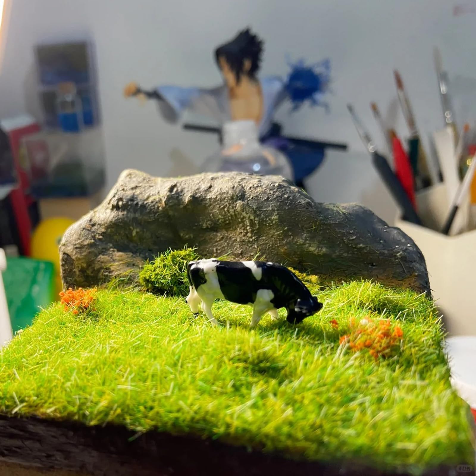 Mini Prato Erba Artificiale - Per Decorazioni, Fairy Gardens E DIY! (4 Pezzi) - Foto 7