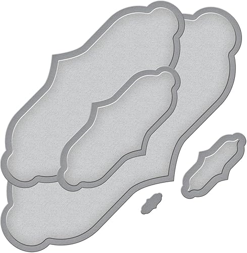 Spellbinders S5-187 Nestabilities Etiquetas Treinta y tres troqueles finos grabados/oblea