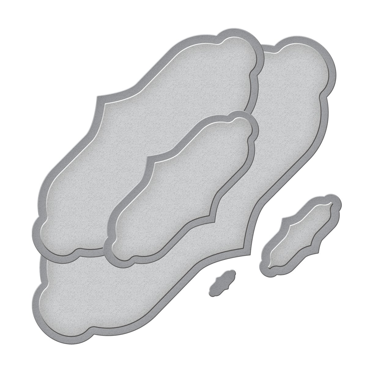 Spellbinders S5-187 Nestabilities Labels Thirty-Three Etched/Wafer Thin Dies