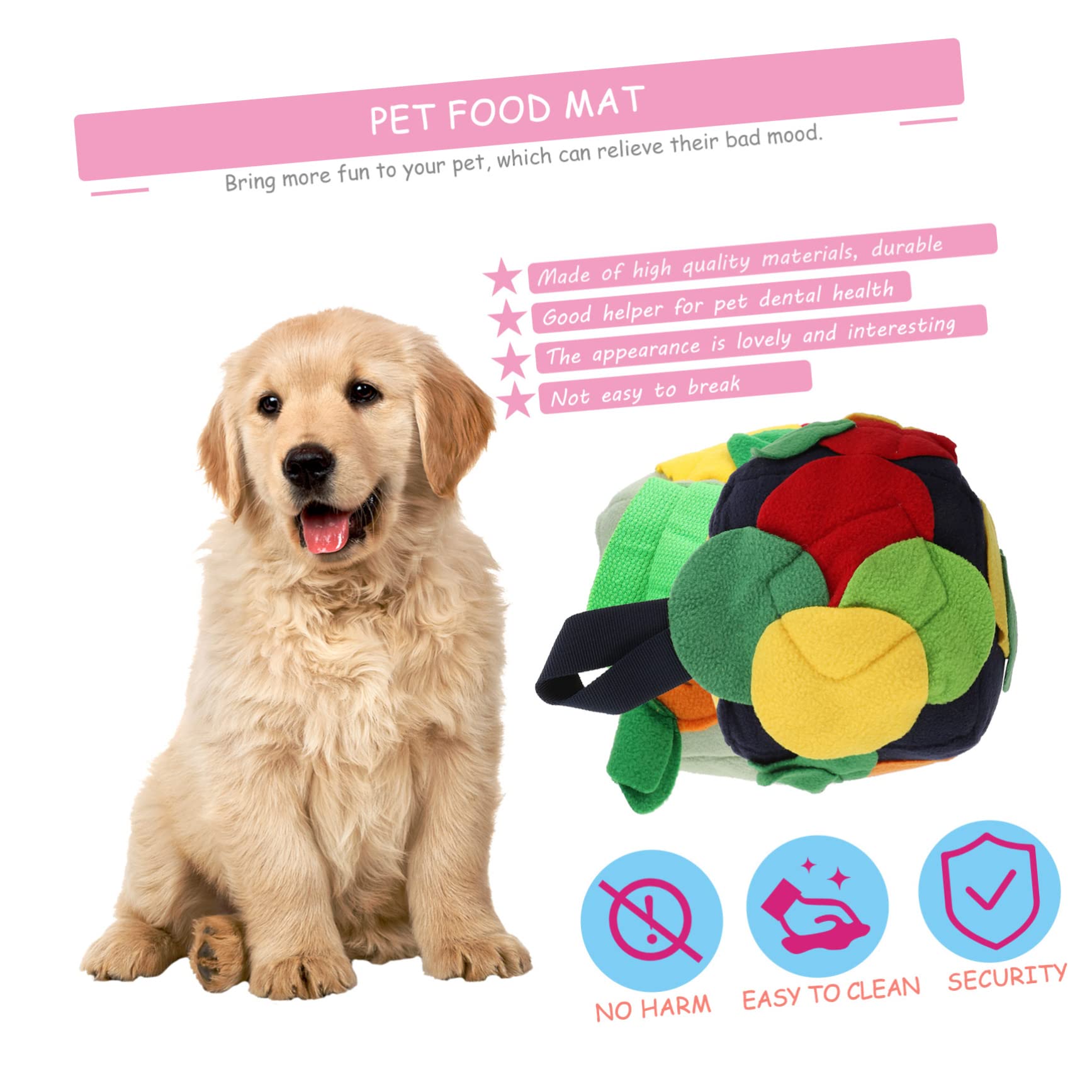 BESPORTBLE 3stücke Schnüffelball Für Hunde Interaktives Futterversteckspielzeug Für Nasenarbeit Energiesparend Für Kleine Und Mittelgroße Haustiere Perfektes Training Und Spielspaß