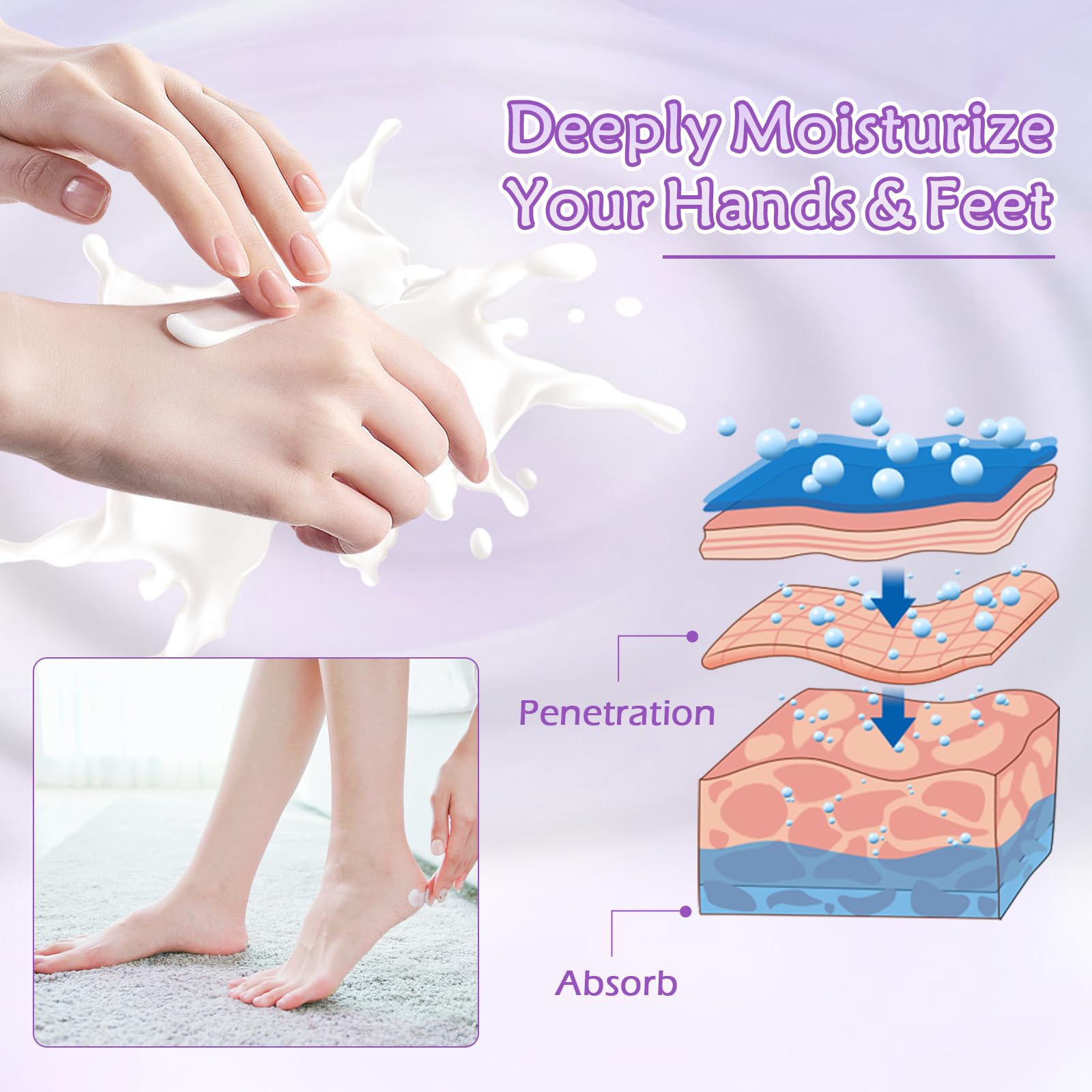 Cremas de Manos Mini, 60 x 30ml mini set de regalo para mujer crema mano perfumada para manos y pies, ideal para manos secas y agrietadas, pequeño regalo para mujer, novia, Navidad, cumpleaños - 5