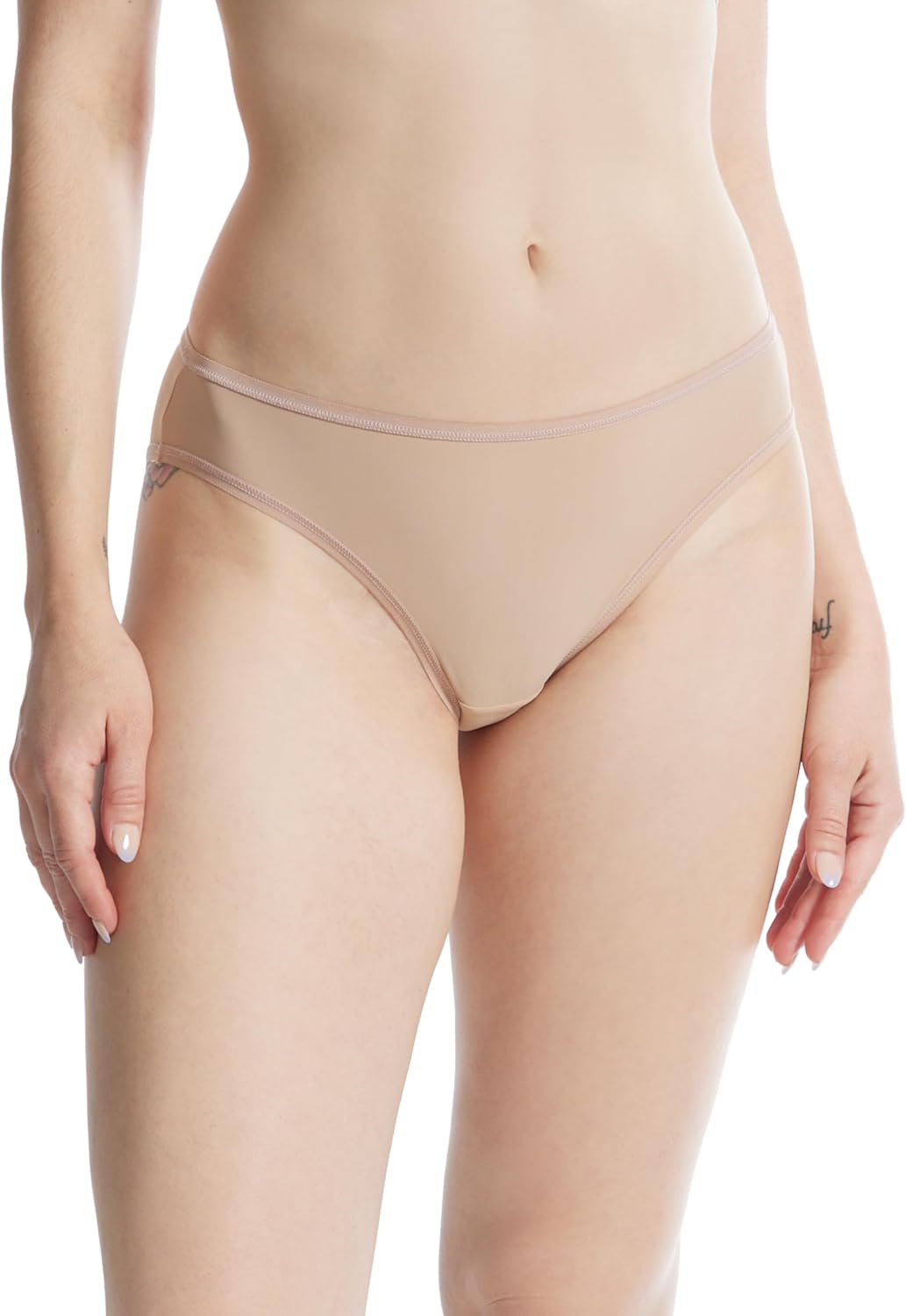 hanky panky - BreatheSoft Mid Rise Bikini Brief Underwear for Women | Full Back Coverage Panties | Sizes XS-XL | 3 pack - Image 7