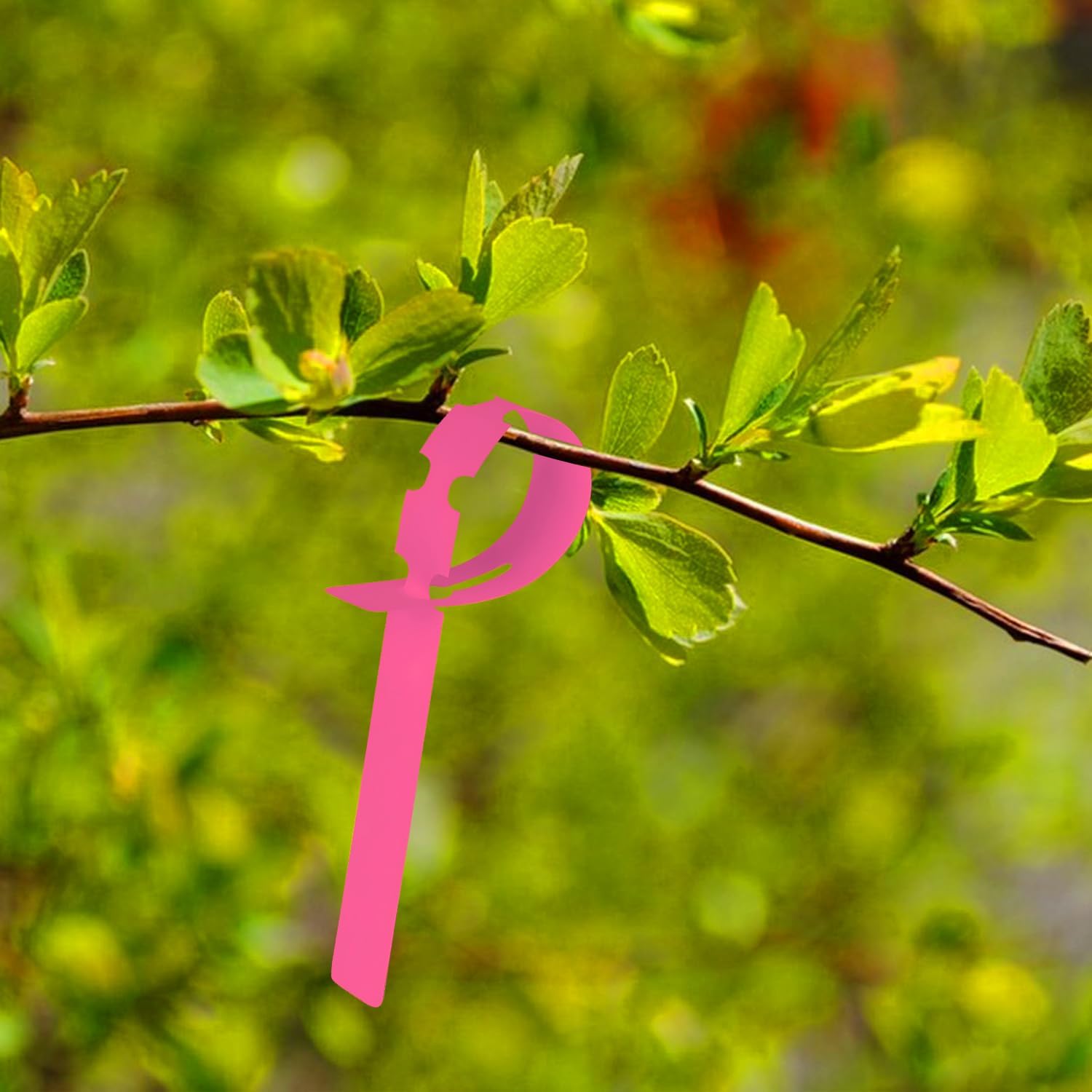 Plant Labels 200Pcs Yuanling Plastic Plant Tree Tags Wrap Around Hanging Tags Nursery Tree Markers Adjustable Garden Labels for Indoor Outdoor Gardening Plants (Pink) - Image 5