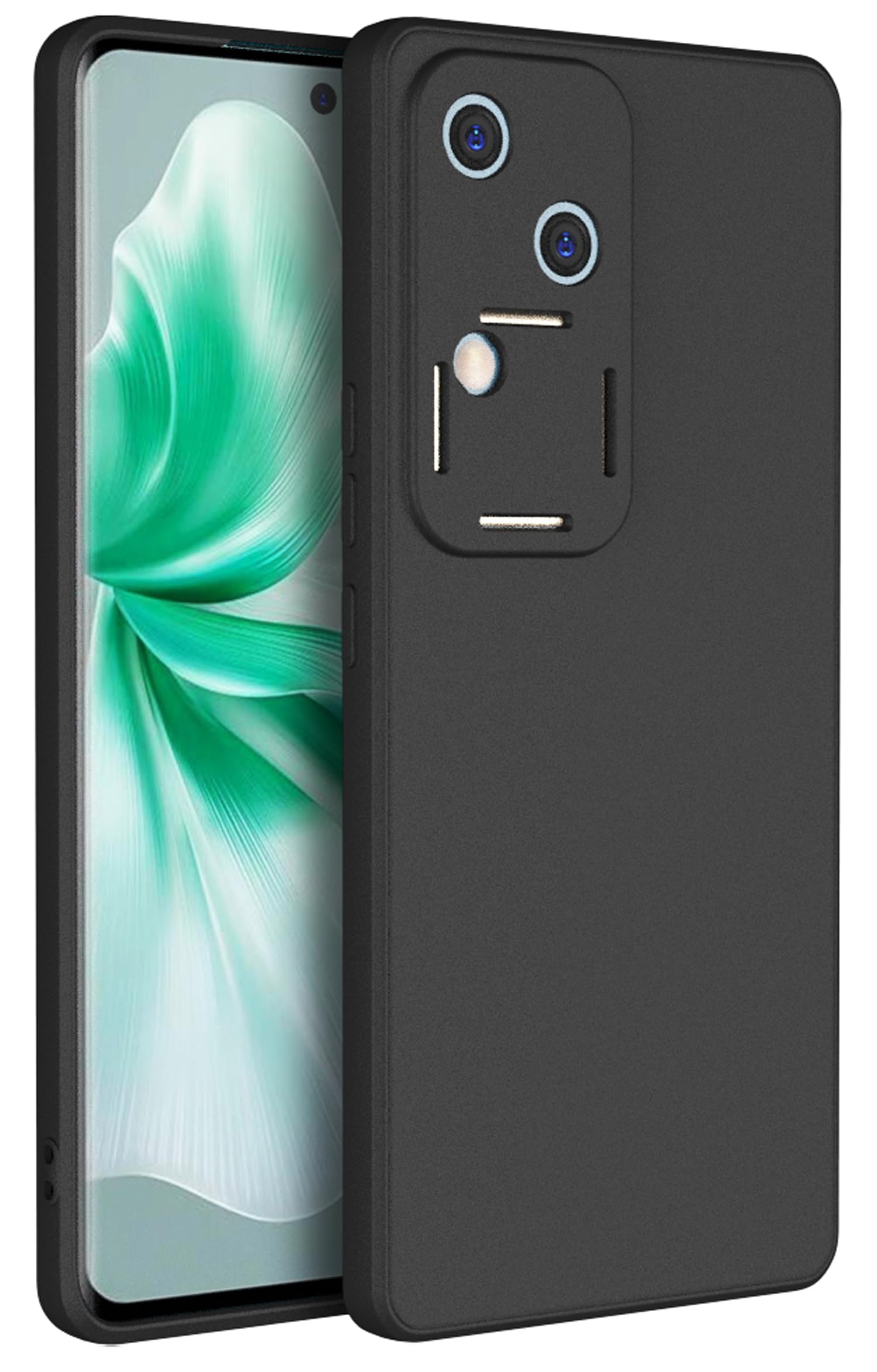 Kapa Matte Protective Lens Flexible Back Cover for Vivo V30 (5G) | Slim Silicone with Soft Lining Shockproof Full Body Bumper Case (Black) (B0CZNMHQKV) Amazon Price History, Amazon Price Tracker