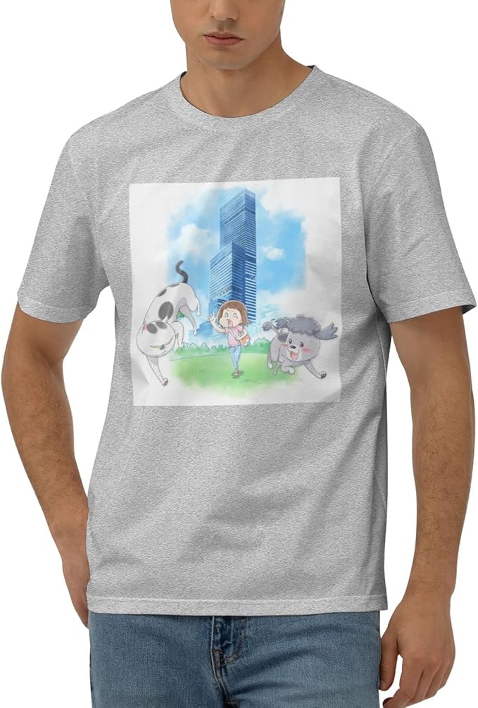 Amazon Co Jp メンズ Tシャツ 犬と猫どっちも飼ってると毎日たのしい 半袖 創意デザイン 3dプリント 丸首の上着 柔らかい素材 吸汗速乾 通気 純綿 ゆったりシャツ おもしろtシャツトップス 男女兼用 個性 夏服 ファッション