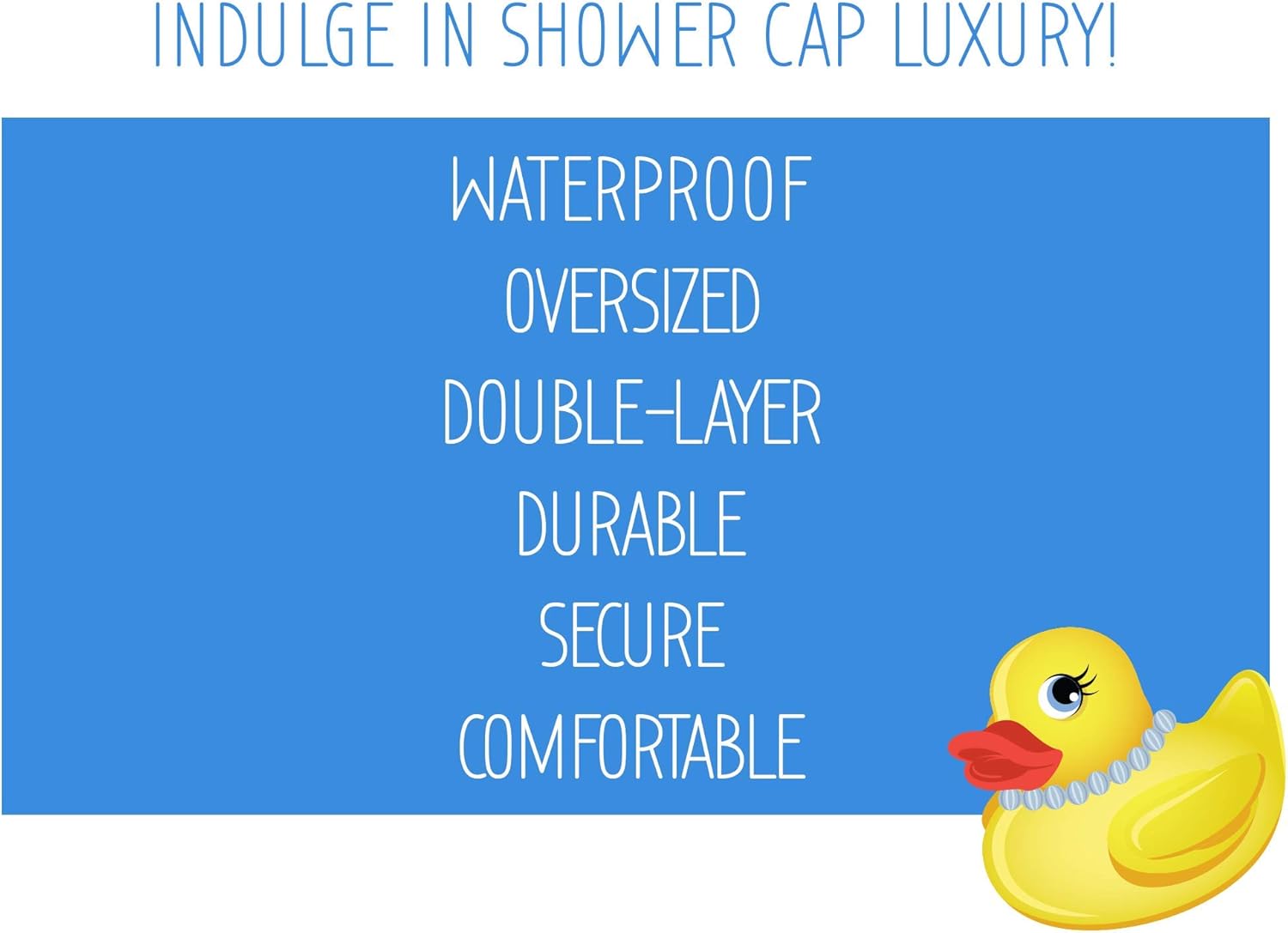 Studio Dry, Women's Shower Cap, Rubber Ducks : Beauty & Personal Care