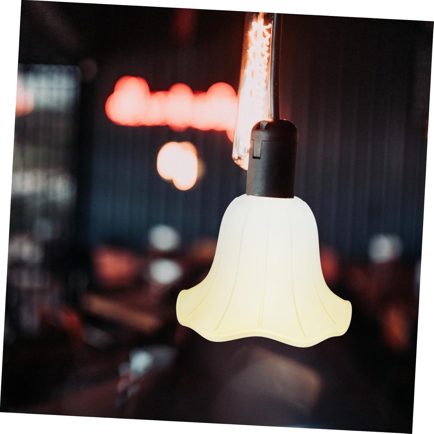 MERRYHAPY E27 Glass Lamp Shade Replacement for Pendant Lamp Shade Chandelier Light Covers Vanity Light