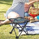 Shansha Camping Folding Chair with Table Tool, Portable Outdoor Furniture Set with Carry On Portable Bag (Black Chair) gallery image