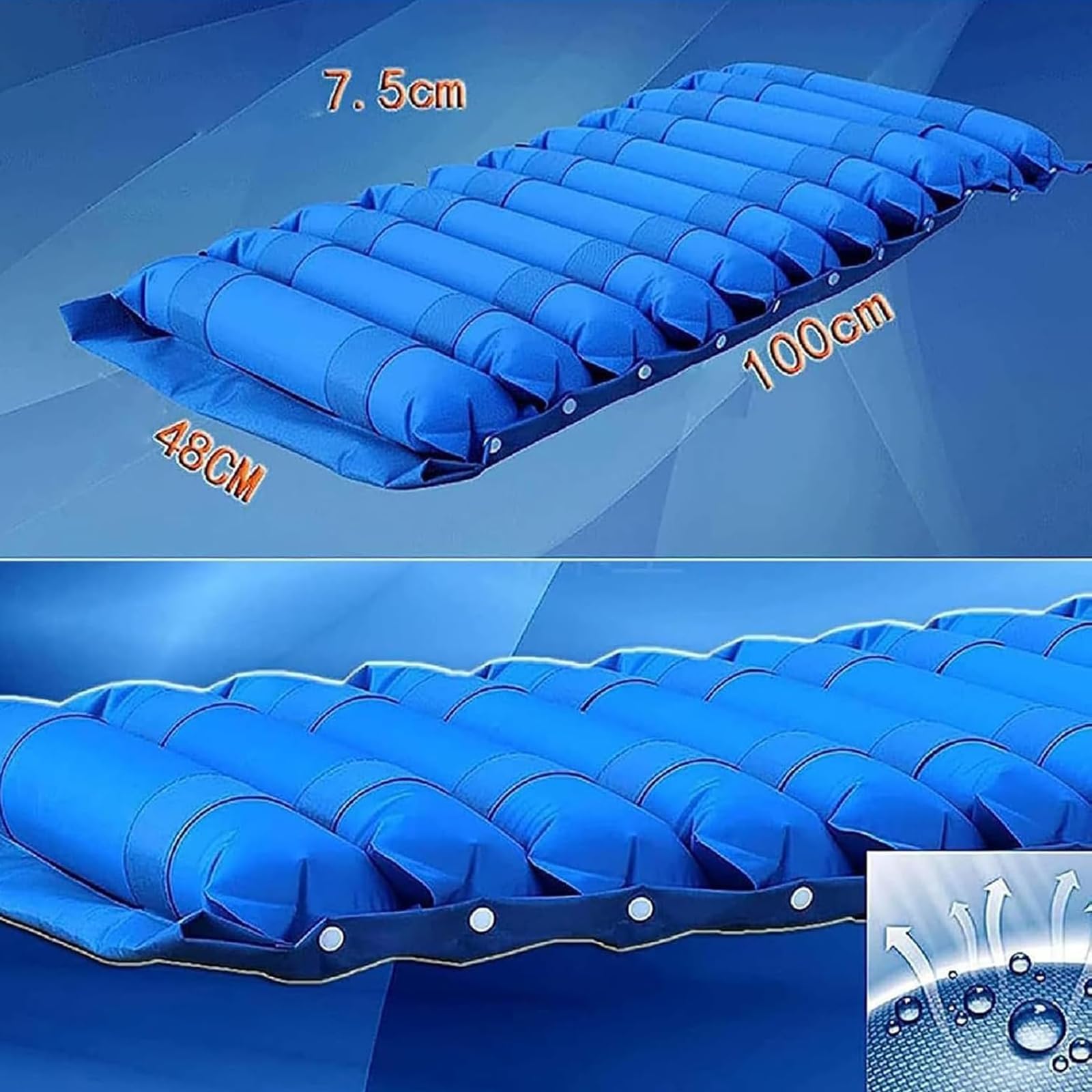 NGARY Cojín Inflable para Silla De Ruedas, Almohadilla Inflable para Silla De Ruedas, Bomba De Presión Variable Y Diseño De Aire Cerrado, Durante Los Puntos De Presión para El Cuidado Posoperatorio.