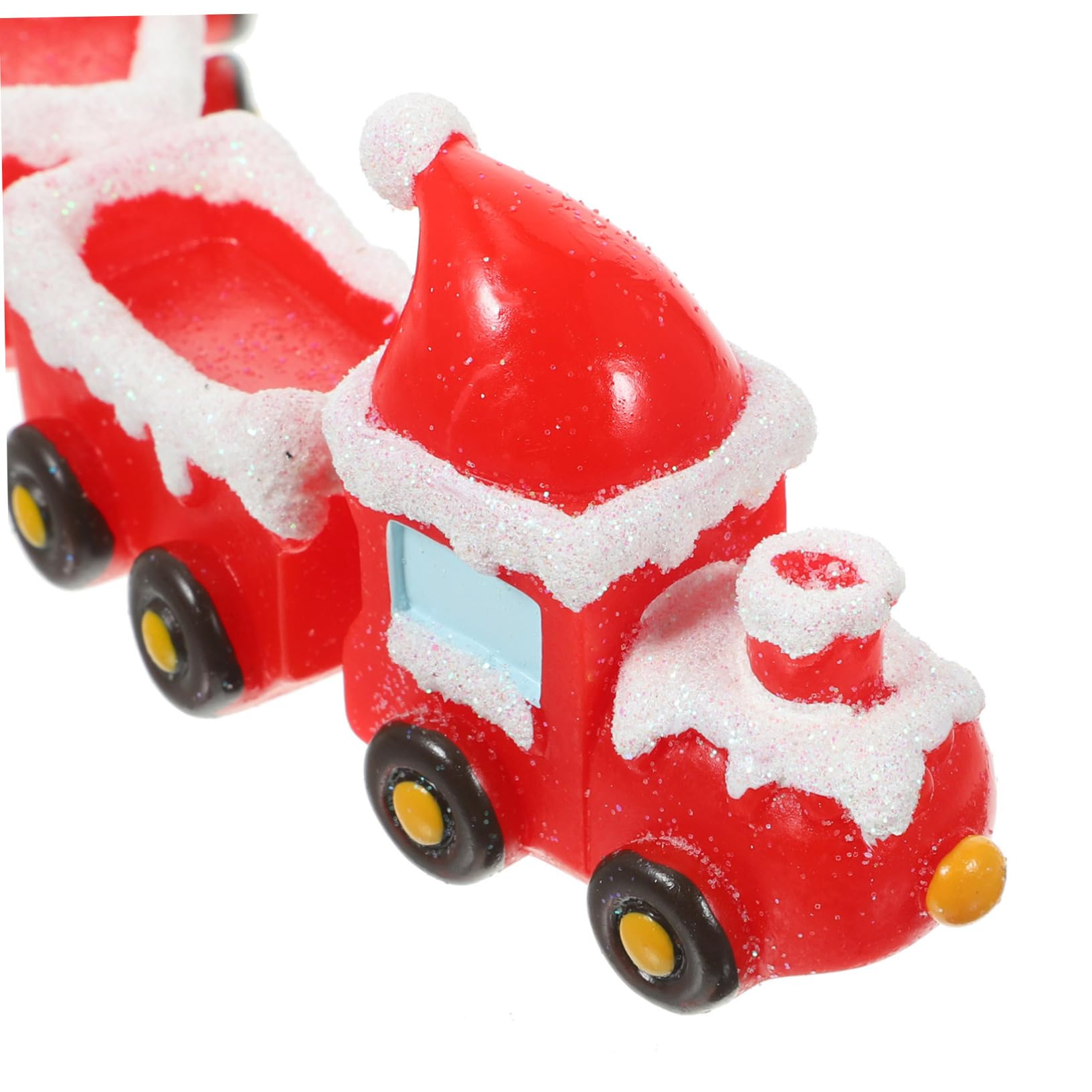 UKCOCO 5juegos Miniaturas De Navidad Accesorios para Decoración De Pueblo Navideño De Tren Festivo para y Manualidades