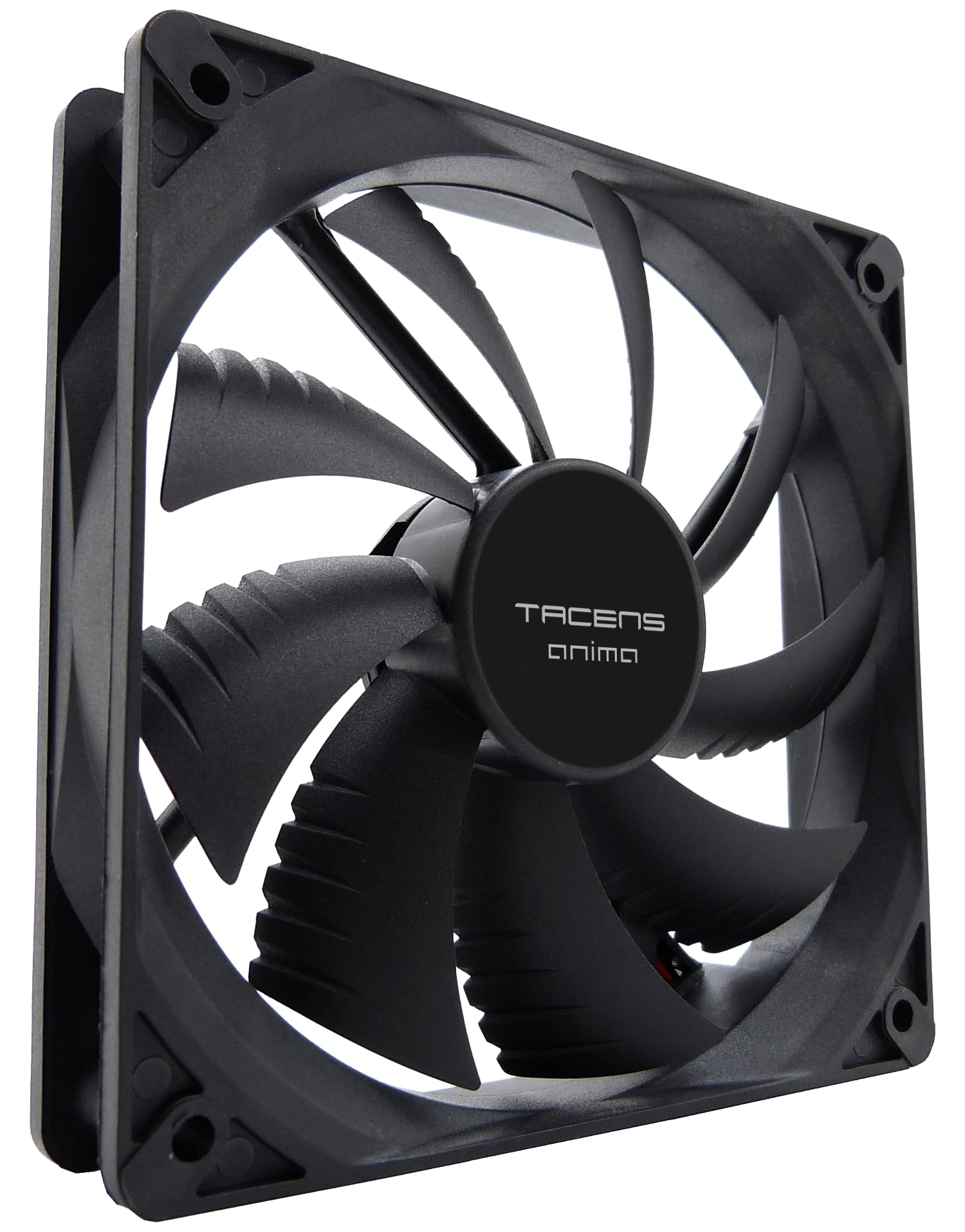 TACENS ANIMA AF12, Ventilador PC 120mm, Rodamientos FLUXUS Ultrasilencioso, 9 Aspas, Color Negro