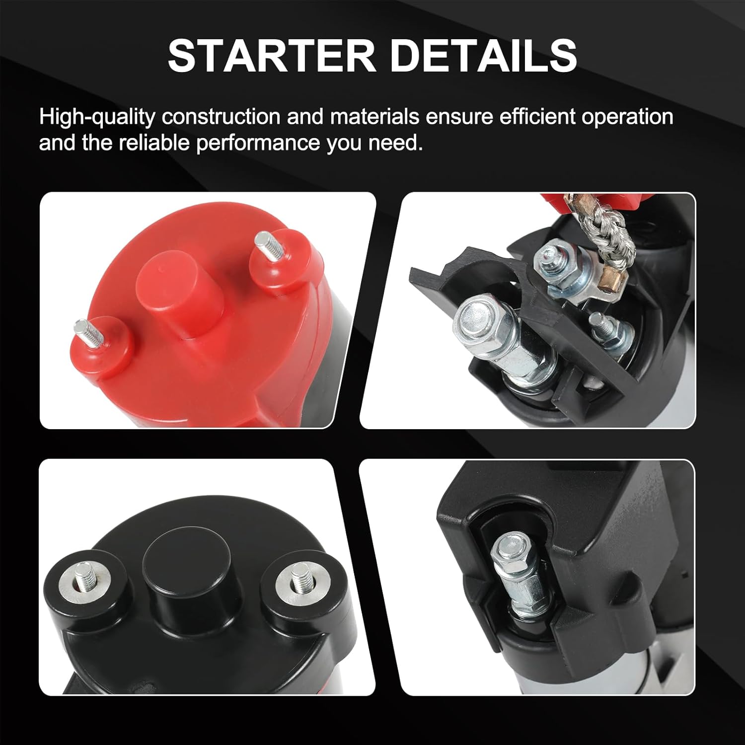 Starter Compatible with John Deere 5045D 5055E 5065E 5075E 2008-2014 12V CW 10 Teeth Starter Replace# F-002-G20-658, RE533976, 19331, BF002G20658 Ulitity Tractor 2.9L 3 Cyliners
