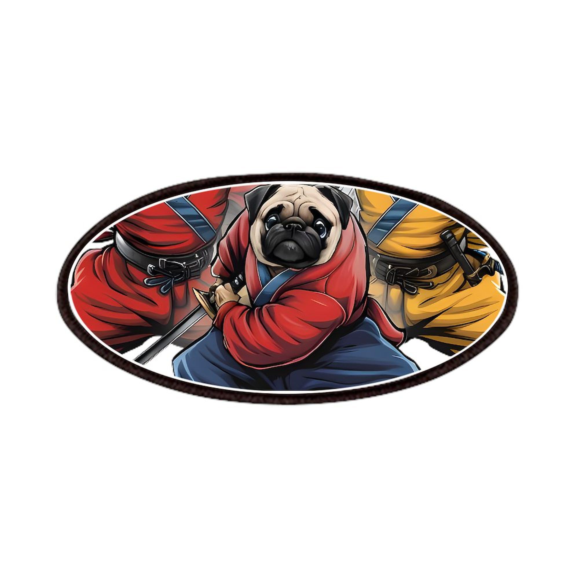 CafePress Pugs Ninja T Shirt 4