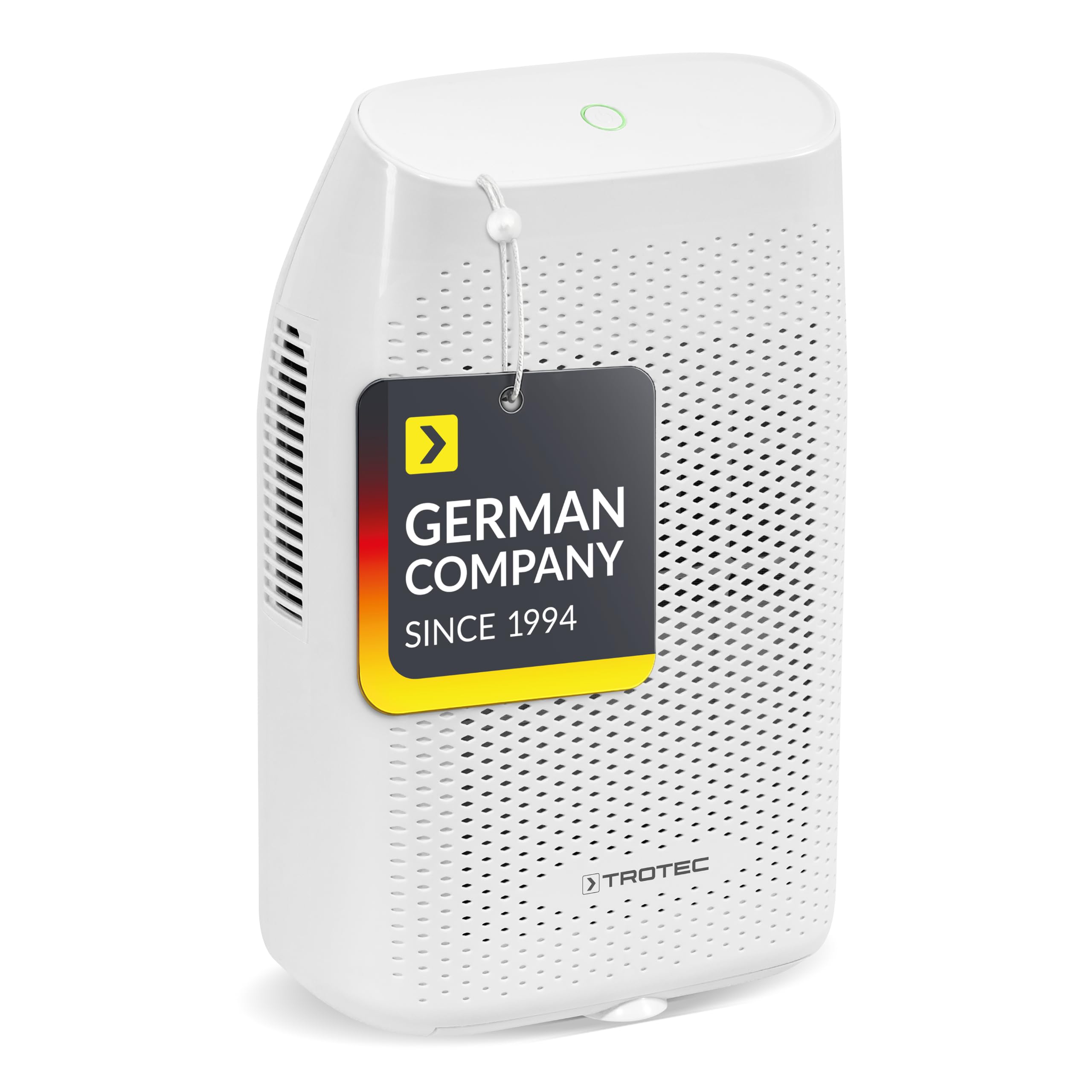 TROTEC Deshumidificador Peltier TTP 10 E, 750ml / Día, Compacto, Purificador de Aire, Habitaciones de 10m², Depósito 2L, Apagado autómatico, Indicador Luz LED, Silencioso