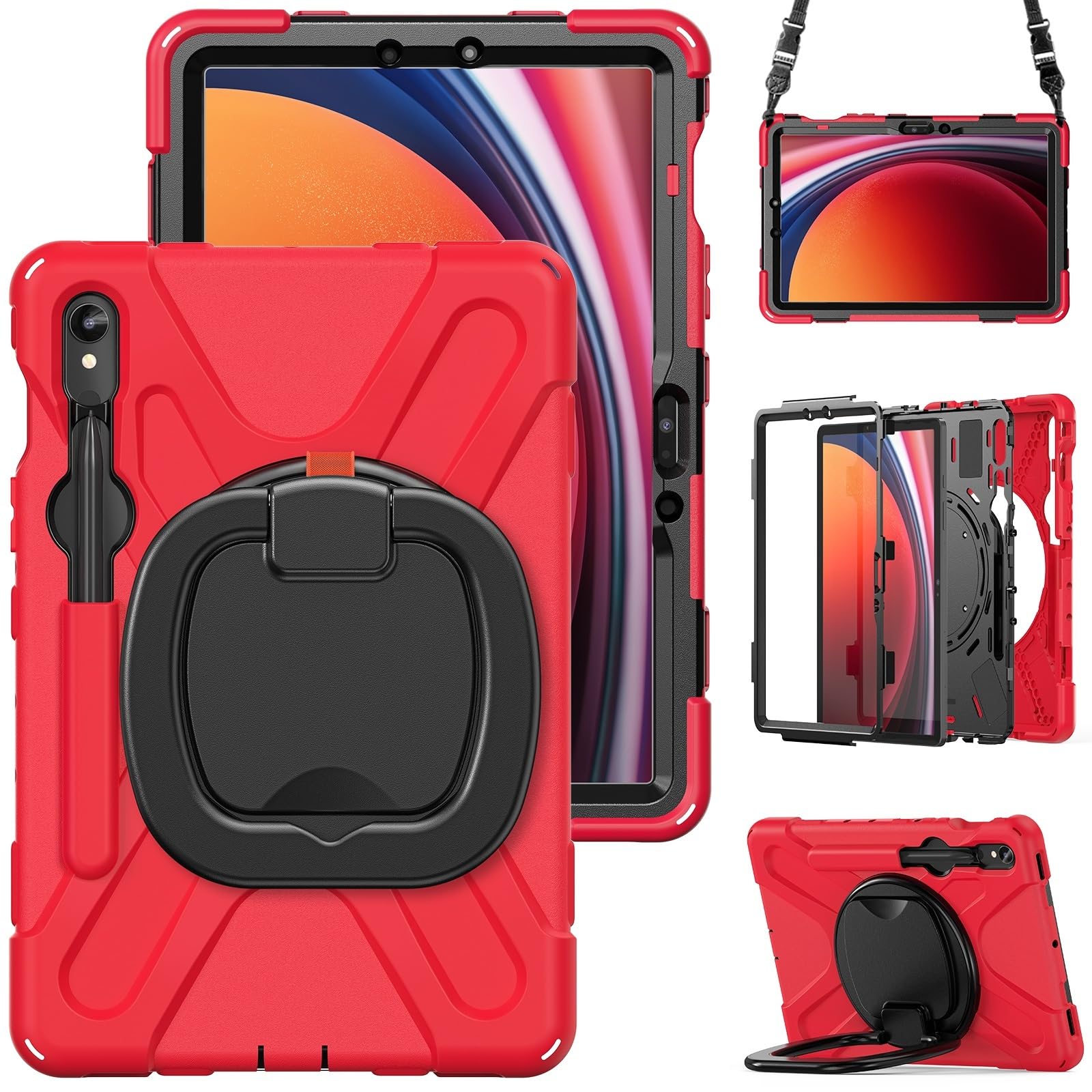 Funda para Samsung Galaxy Tab S10 Lite de 10.9'' SM-X400 con soporte giratorio 8