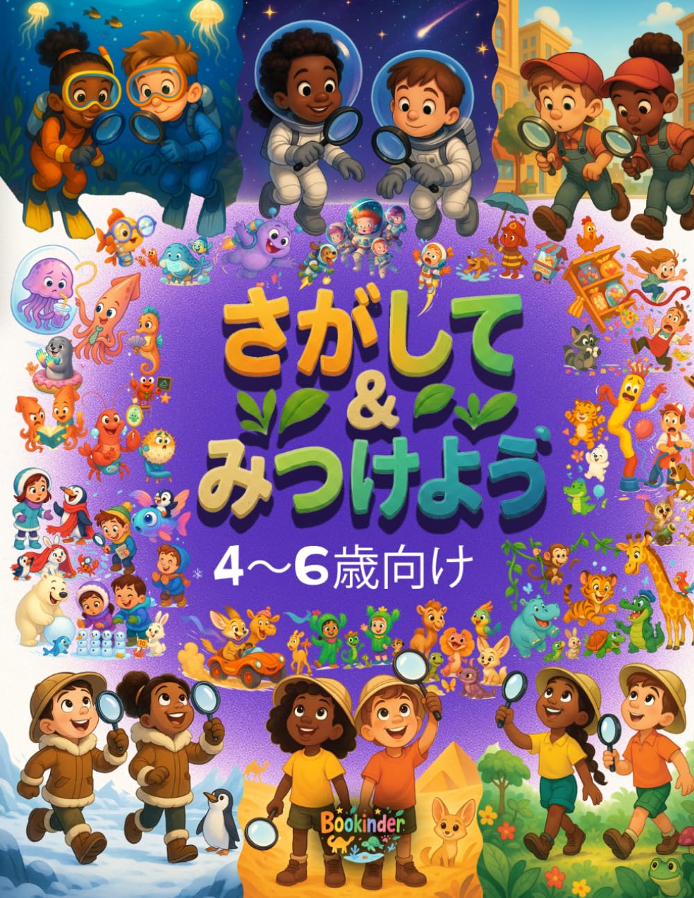 さがしてみつけよう: 4〜6歳向けゲームブック