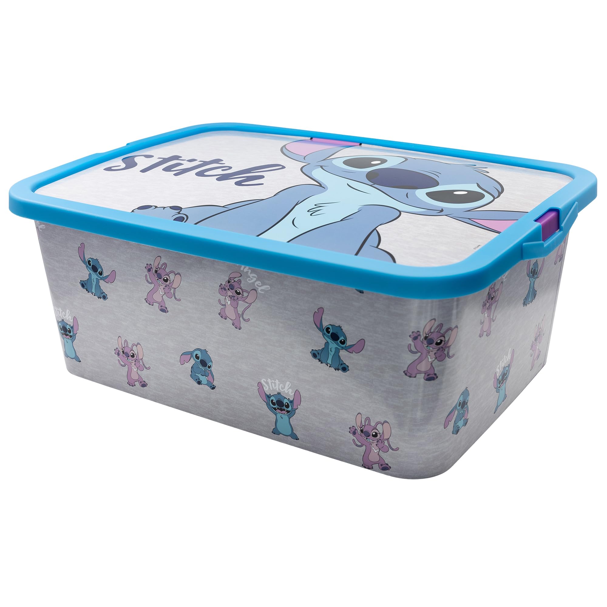 Amazon.com: Stitch and Angel 13 Litre Click Lock Storage Box
