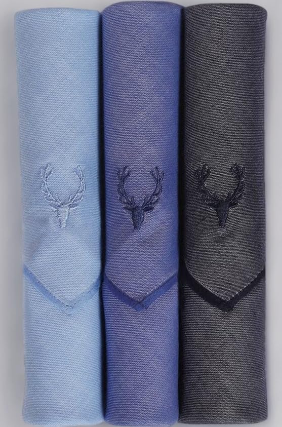 Men's Cotton Handkerchief (AHW16365E_Multi_One Size)