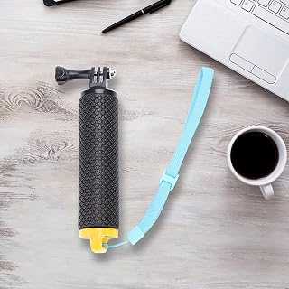 Floating Hand Grip,Anti Slip Floating Bobber Stick Floaty Hand Grip Monopod for Yi Orange Underwater Equipment(Yellow)