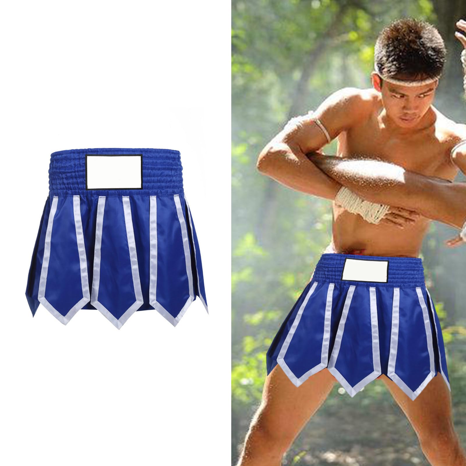 Pantaloncini da allenamento resistenti agli strappi migliorano la mobilità in poliestere per kickboxing e muay thai pantaloncini da combattimento ad alta intensità